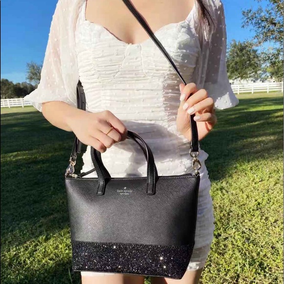 Bundle💕Kate Spade Satchel & Wallet SET Glitter - Picture 3 of 10